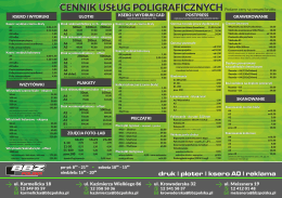 BBZ Polska - Cennik Ogólny.cdr