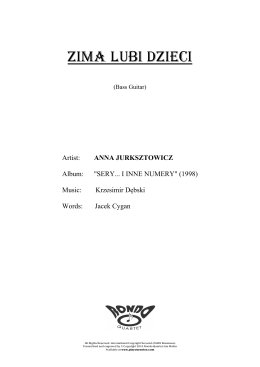 ZIMA LUBI DZIECI