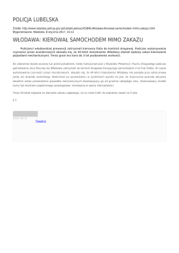 Generuj PDF - Policja Lubelska