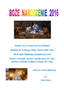 Życzenia 2016