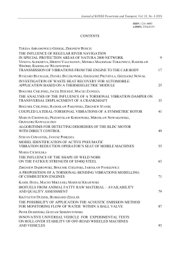 Contents - Journal of KONES