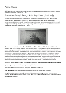 Generuj PDF - Policja Śląska