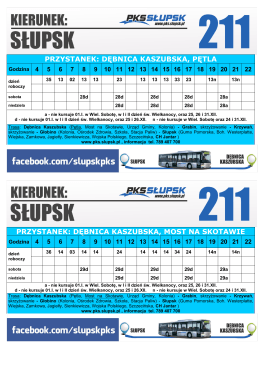 dębnica kaszubska >> słupsk