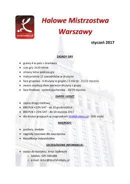 Halowe Mistrzostwa Warszawy