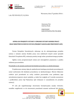 VIII 835 opinia Kodeks pracy
