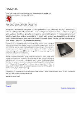 POLICJA.PL PO GROSIKACH DO KASETKI