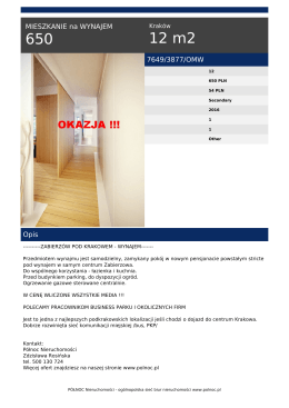 650 12 m2 - P&Oacute;ŁNOC Nieruchomości