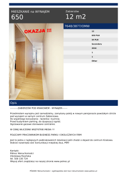 Wydruk oferty PDF - PÓŁNOC Nieruchomości
