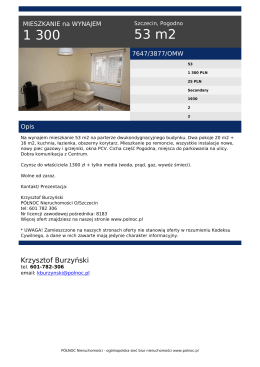 Wydruk oferty PDF - P&Oacute;ŁNOC Nieruchomości