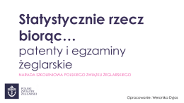 Statystycznie rzecz biorąc&hellip;