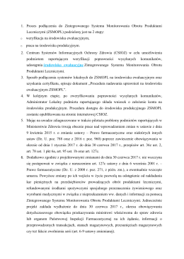 1. Proces podłączenia do Zintegrowanego Systemu Monitorowania