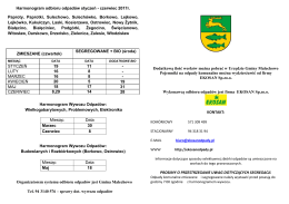 Harmonogram odbioru odpadów styczeń