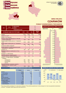 Czarnków - Urząd Statystyczny w Poznaniu