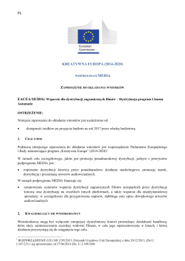 wezwanie do składania wniosk&oacute;w [PL]