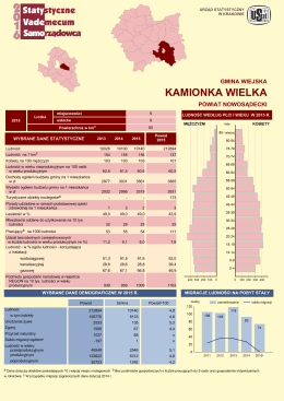 Kamionka Wielka - Urząd Statystyczny w Krakowie