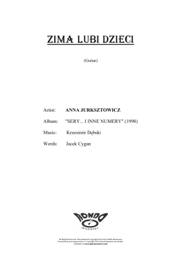 ZIMA LUBI DZIECI