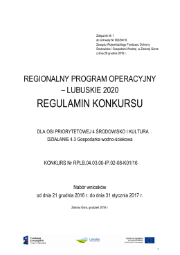 Załącznik Nr 2 - RPO WL 2014-2020