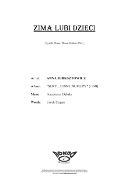 ZIMA LUBI DZIECI