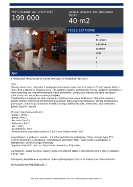 Wydruk oferty PDF - PÓŁNOC Nieruchomości