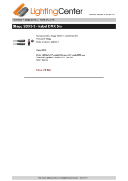 Stagg SDX5-3 - kabel DMX 5m