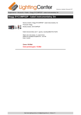 Stagg SYC3/MPS2P - kabel instrumentalny 3m