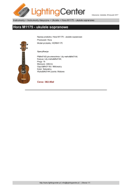 Hora M1175 - ukulele sopranowe