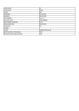 Ogłoszenie o zam&oacute;wieniu usługi specjalistyczne związane i