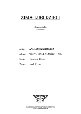 ZIMA LUBI DZIECI