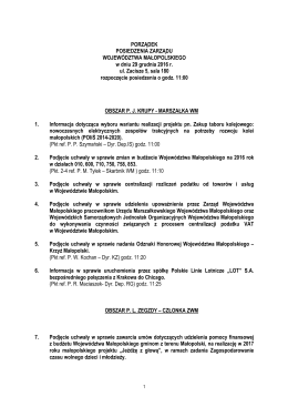 (Porządek obrad 29 12 2016 r.