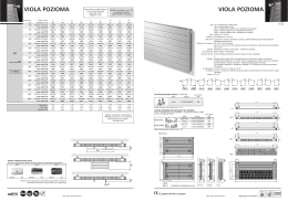 Grzejnik Viola w wersji poziomej