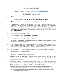 regulamin promocji