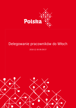 Delegowanie pracowników do Włoch