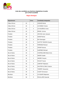 Télécharger la liste des candidats investis en région