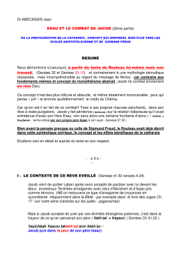 Esau et le combat de Jacob 2