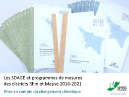 Prise en compte du changement climatique
