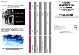 T&eacute;l&eacute;charger la programmation en PDF