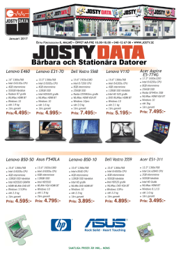 B&auml;rbara och Station&auml;ra Datorer