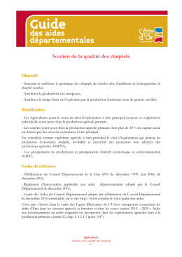 Télécharger la fiche en PDF - Conseil Général de la Côte-d`Or
