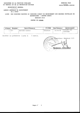 Arr&ecirc;t&eacute; Ia pr&eacute;sente liste &agrave;