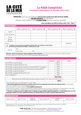 Formulaire Pass compliCité_2016