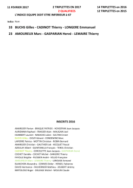 inscrits - Lyon Tarot