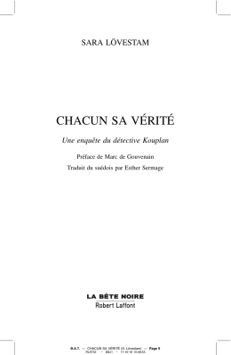 CHACUN SA VE&acute;RITE&acute;