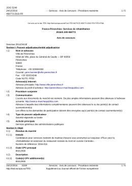 France-P&eacute;renchies: Services de r&eacute;habilitation