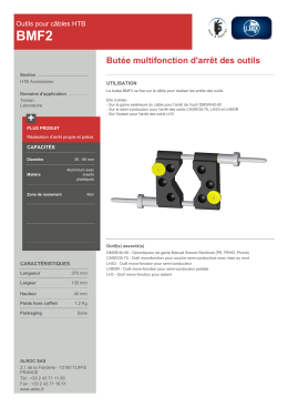 Butée multifonction d`arrêt des outils