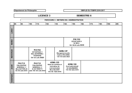 LICENCE 3 SEMESTRE 6