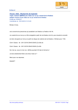 Forum: Aide - Recherche de logiciels