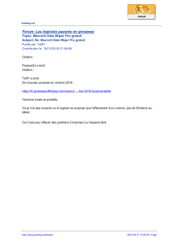 Forum: Les logiciels payants en giveaway