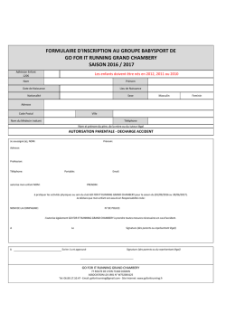 Inscription - Go For It Running