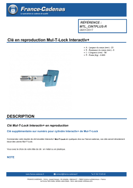 T&eacute;l&eacute;charger la fiche du produit - FRANCE