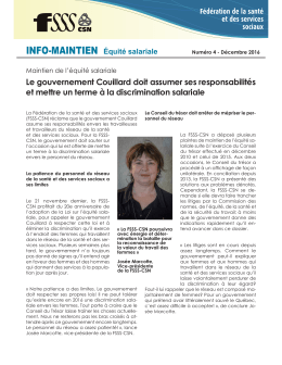 Équité - Syndicat de la santé et services sociaux Arthabaska